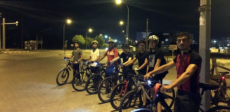 Osmaniye Öğretmen ve Öğrencilerinden Bisiklet turu etkinliği