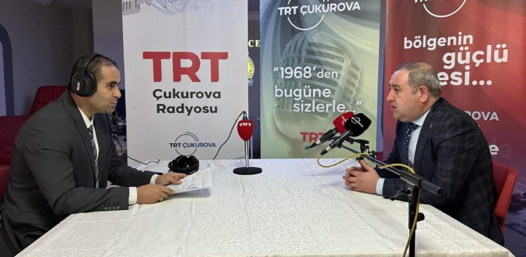 OGC Başkanı İsrafil Avcı, TRT Çukurova Radyosu’nun canlı yayın konuğu oldu