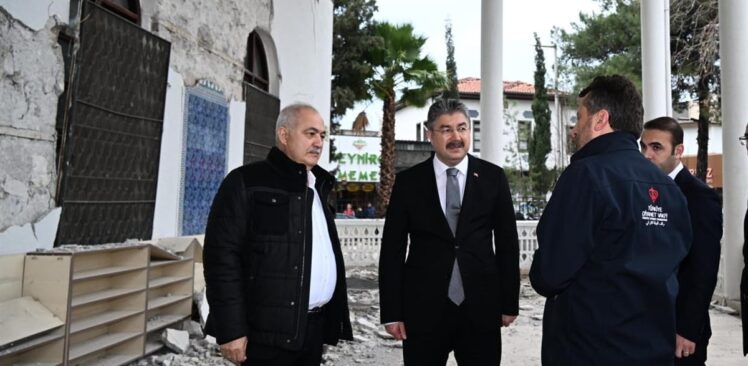 Vali Yılmaz: Envar’ul Hamit Camii, Aslına Uygun Olarak Restore Yapılacağını Söyledi