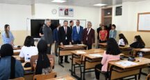 Vali Dr. Erdinç Yılmaz Kadirli Ahmet Topaloğlu Mesleki ve Teknik Anadolu Lisesi’ni Ziyaret Etti