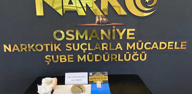 Osmaniye’de Narkotik Operasyonlarında Bir Haftada 11 Tutuklu