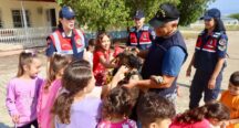 Jandarma, Çocuklara Hayvan Sevgisini Anlattı