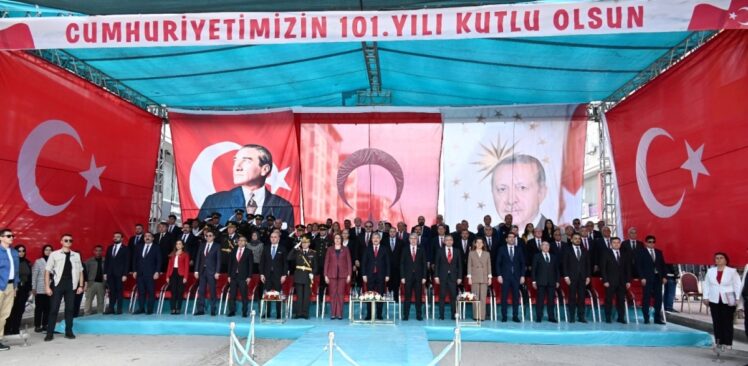 Cumhuriyetimizin Kuruluşunun 101. Yıl Dönümü Osmaniye’mizde Coşkuyla Kutlandı