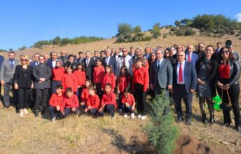 Osmaniye’de 100. Yıl Hatıra Ormanı’na Öğretmenler İçin 130 Fidan Dikimi Yapıldı