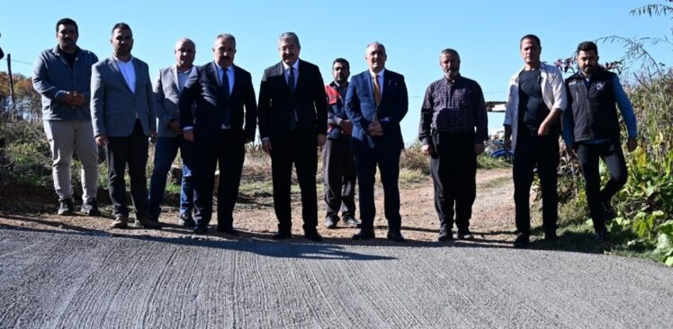 Vali Yılmaz, Düziçi İlçemizin Söğütlügöl Köyünde Devam Eden Yol Çalışmalarında İncelemelerde Bulundu