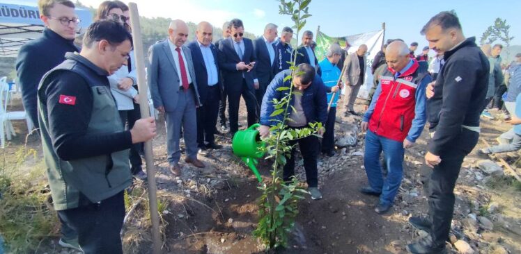 Bahçe’de 6 bin 500 fidan fidan dikimi yapıldı