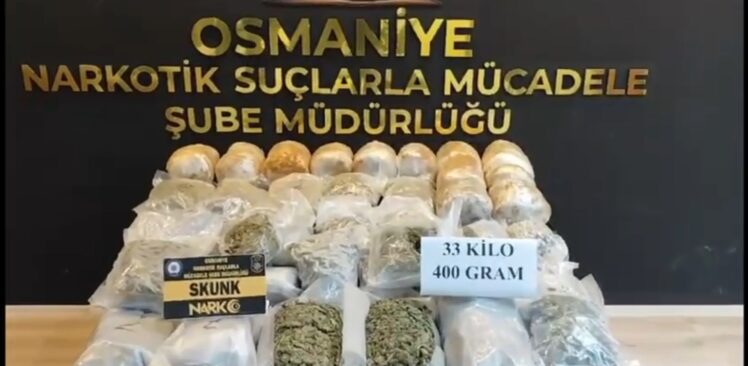 Osmaniye’de narkotik olayları